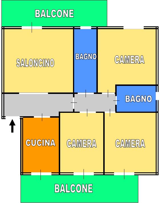 Japigia Via Gentile pressi Regione quadri vani ARREDATO posto auto in affitto